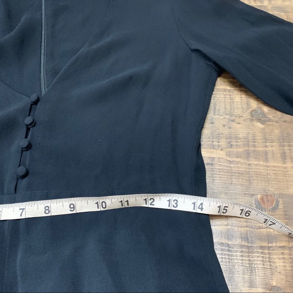 Reformation Camellia jumpsuit sz 8 black wide leg - Picture 7 of 8